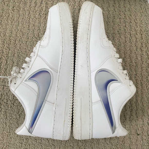 Nike Air Force 1’s with Iridescent Swoosh - Picture 7 of 9